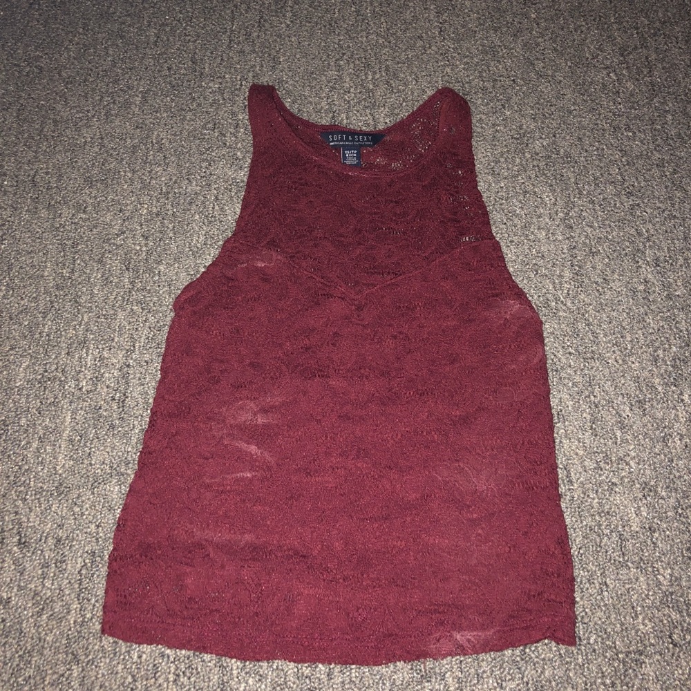 Lacey crop top